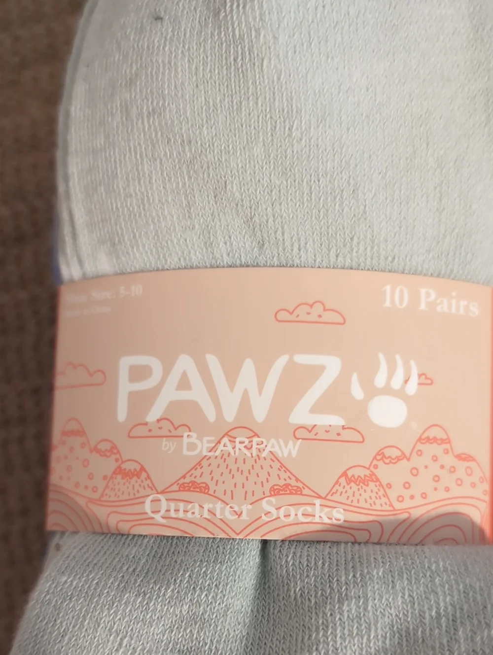 Pick 1 BearPaw Quarter Socks  (10 Pairs) New